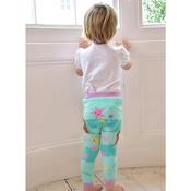 Mermaid Knitted Kids Leggings - 0-6 Months image