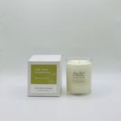 "The White Room" Lime, Basil &amp; Mandarin Scented Candle - Small