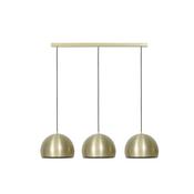 Hanging lamp 3L 120x33x25 cm JANEY matt gold image