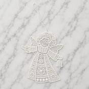 Lace Decoration - Guardian Angel - 3 Lace Decorations - €20