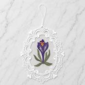 Lace Decoration - Purple Crocus