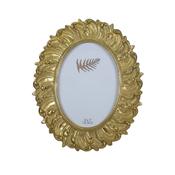 Antique Gold Oval Photo Frame 5 X 7 image