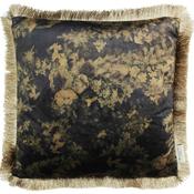 Gold &amp; Black Flower Cushion image