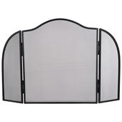 Black Brass Fire Screen 65cm image