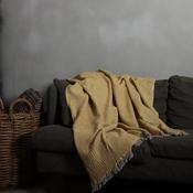 Duallo Waffle Throw - Mustard image