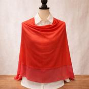 Poncho Hot Red image