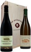 Two Bottle Burgundy Gift Selection in Wood image