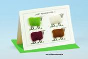 'just four ewes' Greeting Card (ref.38) image