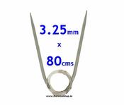 Whitecroft Circular Needles 3.25mm x 80cms image