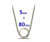 Whitecroft Circular Needles 5mm x 80cms image