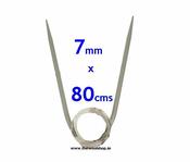 Whitecroft Circular Needles 7mm x 80cms image