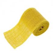 60mm Hessian Jute yellow (2mtr length) ref.3 image