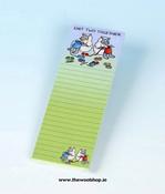 Magnetic Memo Pad 'knit two together' image