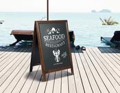 Deluxe Chalk A-Board - Think Print &amp; Design image