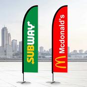Feather Banner Flag 4.5 - Think Print &amp; Design image