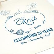 20th Birthday Natural Cotton Canvas Tote Bag | This is Knit
