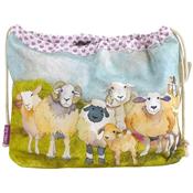 Felted Sheep Drawstring Project Bag | Emma Ball