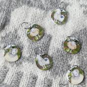 Felted Sheep Stitch Markers | Emma Ball