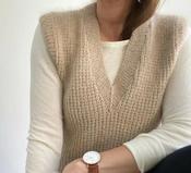 Friday Slipover V Neck Pattern Booklet | PetiteKnit image