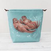 Hector &amp; Maurice The Otters | Project Bag | The Blue Rabbit House