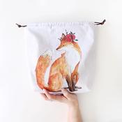 Lena The Fox | Project Bag | The Blue Rabbit House image