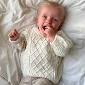 Moby Sweater Baby Sweater Pattern Booklet | PetiteKnit image