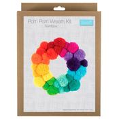 Pom Pom Wreath Kit - Rainbow | Trimits image