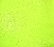 Flo yellow satin w/ silver glitter image