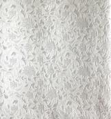 Silver embroidered satin brocade image