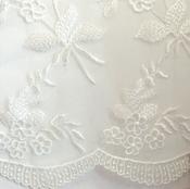 Ivory embroidered tulle image