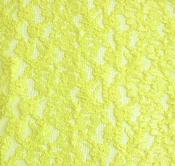 Flo yellow stretch corded lace image