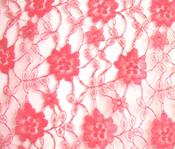 Red floral lace image