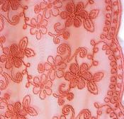 Rust corded lace image
