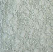 Silver grey corded floral lace image