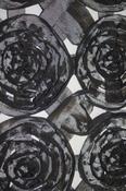 Steel grey ribbon taffeta lace image