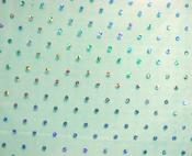 Turquoise soft net with blue holo dot image
