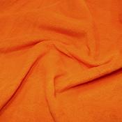 Orange antipil fleece