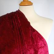 Wine crushed velour image