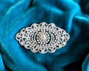 Motif – Oval diamante, iron on