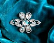 Floral diamante motif