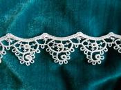 4 cm ivory guipure lace image