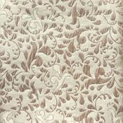 Vintage cream and pale bronze floral brocade image