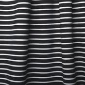 Black &amp; cream striped Ponte Roma jersey image