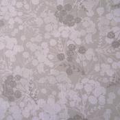 Smokey grey flowers &amp; grasses cotton image