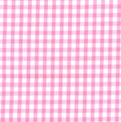 Gingham Polycotton – Pink image
