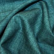 Linen look cotton – Teal image