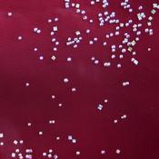 Burgundy Bead Organza image