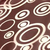 Cream Loops on Brown Chiffon image