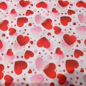 Floating hearts cotton 58″ image