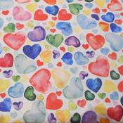 Multi hearts cotton 58″ image